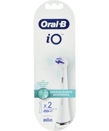 Oral-B IO Plug-In Brush Cleaning System - 2 Specialized Attachments for Superior Oral Care - Buy Online on GoSupps.com