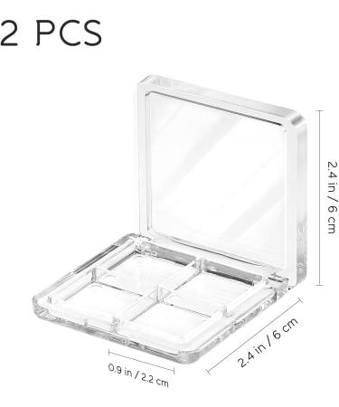 Beaupretty 2PCS Empty Lipstick Palette: DIY Eyeshadow, Blush, and Highlighters Container for Women - 2 Count - Buy Online on GoSupps.com
