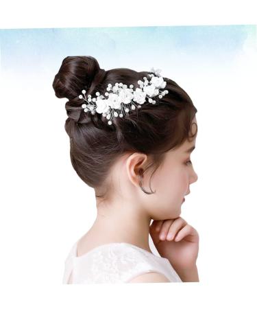 DOITOOL Rhinestone for Hair Pearl Hair Pin Crystal Headpiece Bridal Wedding Headpiece Wedding Rhinestone Crystal Ab Rhinestones Wedding Hair Clips Leaf Accessories Bride - Buy Online on GoSupps.com
