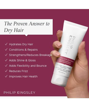 Philip Kingsley Elasticizer Extreme Hair Care Kit - Repair & Hydrate with Deep Conditioning Mask, Leave In Spray, Styling Cream - for Curly, Dry & Damaged Hair - Buy Online on GoSupps.com