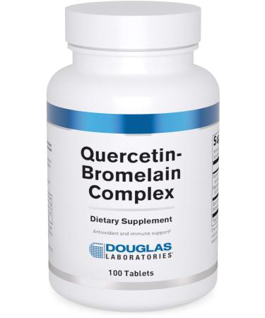 Douglas Laboratories Quercetin Bromelain Complex | Triple Source Antioxidant and Enzyme Formula to Support Vascular and Immune Cell Function* | 100 Tablets Standard Packaging