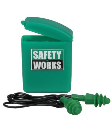 Safety Works INCOM Safety Works Corded Rubber Ear Plugs