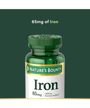 Nature's Bounty Energy & Vitality Bundle: Vitamin B12 1000 Mcg Supplements (200 Count) for Energy Metabolism + Iron 65 Mg Tablets (100 Count) for Cellular Energy & Red Blood Cell Support - Buy Online on GoSupps.com