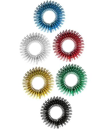 Ultechnovo 18 STK Children's Toys - Acupressure Finger Rings for Stress Relief | Mini Hand-Folding Massage Toys - Buy Online on GoSupps.com