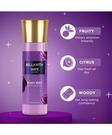 Be'llaVita Luxury Date & Glam Body Spray Mist Perfume Combo with Long Lasting Refreshing Floral & Fruity Fragrance Scent of Pink Pepper for Women 150 ML Each - Buy Online on GoSupps.com