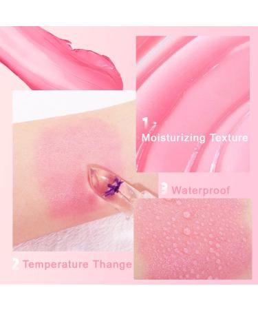 BINGBRUSH 6 Pcs Color Changing Lipstick - Long Lasting Crystal Flower Lip Balm & Tint | Magic Moisturizer Matte Makeup - Buy Online on GoSupps.com