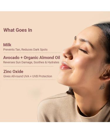 Neude Sunstoppable Sunscreen With Spf 45 Pa+++ & No White Cast For Men & Women Daily Use Broad-Spectrum Protecting & Repairing Sunscreen Moisturizer Blue Light Protection Paraben-Free 50Ml - Buy Online on GoSupps.com