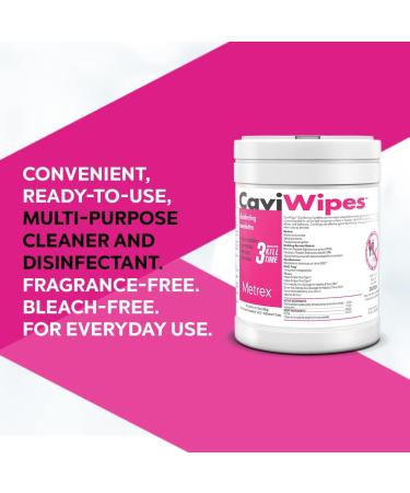 Metrex CaviWipes Disinfecting Towelettes - 160 Count Canister White - Buy Online on GoSupps.com