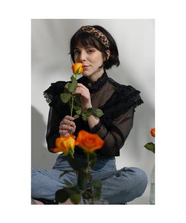 Ondder 10 Pack Leopard Headbands for Women - Fashion Cheetah Knotted Headbands for Girls - Leopard Hair Accessories Set - Buy Online on GoSupps.com