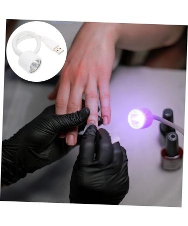  POPETPOP POPETPOP 1Pc Mini Nail Lamp Nail Art Supplies Nail Dryer Nail Dryer Light Polish Nail Dryer Nail Polish Dryer White ABS Lamp Grill Automatic Miss - Buy Online on GoSupps.com