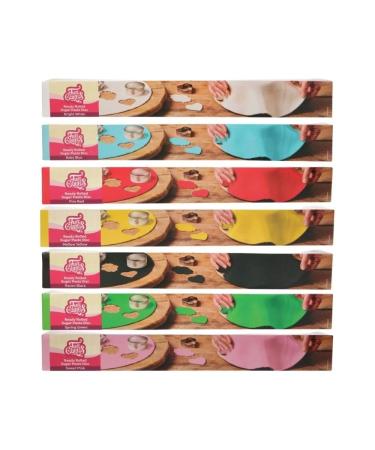 Funcakes Hot Pink Rolled Fondant Disc - Gluten-Free Vanilla Aroma Easy Cake Decoration - 36 cm Round 3 mm Thick 430 g - Buy Online on GoSupps.com