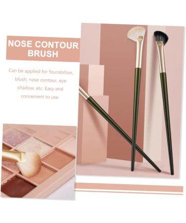 Didiseaon 8 Pcs Nose Shadow Brush Foundation Brush for Liquid Makeup Nose Makeup Brush Artificial Fiber 17.4x1cmx2pcs Assorted Colorx2pcs - Buy Online on GoSupps.com