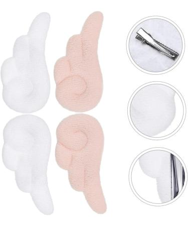 Beavorty 4 Pairs angel wings hairpin Plush Hairpins big hair clips plush wings hair clips Non Slip kawaii makeup kawaii accessories for outfits Metal bride Xie An white Christmas - Buy Online on GoSupps.com