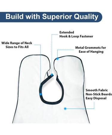 Eihi Beard Apron - Non-Stick Shaving Cloak with Suction Cups | Ideal Gift for Men - Buy Online on GoSupps.com
