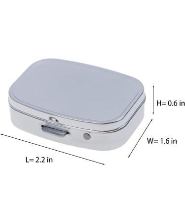 Small Pill Box Organizer | Portable Medicine Case for Vitamins & Tablets | Travel-Friendly Gift Set (Pack of 2 - Buy Online on GoSupps.com