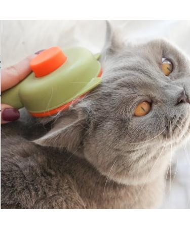 Cat Brush for Long & Short Hair 1-Click Self-Cleaning Tool for Effortless Pet Hair Removal - Buy Online on GoSupps.com