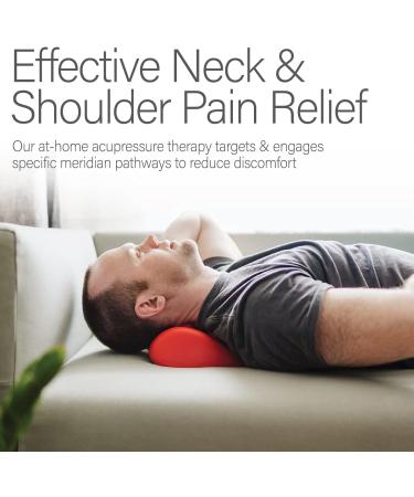Kanjo Acupressure Neck Pain Relief Cushion | Cervical Traction Device for Muscle Tension | Helps Relieve Neck & Shoulder Pain | FSA & HSA Eligible - Blue - Buy Online on GoSupps.com