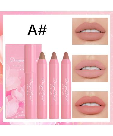 AKARY Waterproof Nude Matte Lipstick Set - 3 Pcs Long Lasting Velvet Air Moisture Lip Stain for Women | 24 Hour Makeup - Buy Online on GoSupps.com