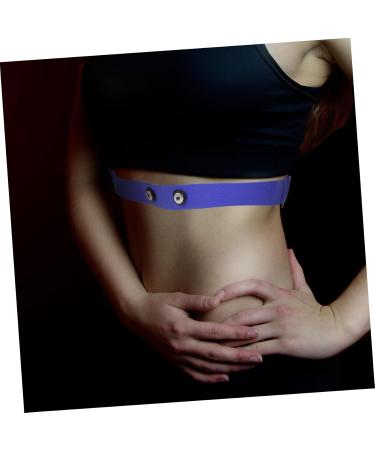 Besportble Heart Rate Monitor Belt - Sports Chest Strap for Accurate Heart Rate Tracking | Multi-Purpose Nylon Band - 17x3cm - Blue - Buy Online on GoSupps.com