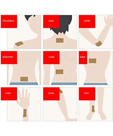 Moxa Moxibustion Patch - 40 Pieces for Absinthe Pain Relief | Muscle & Joint Pain Relief - Buy Online on GoSupps.com