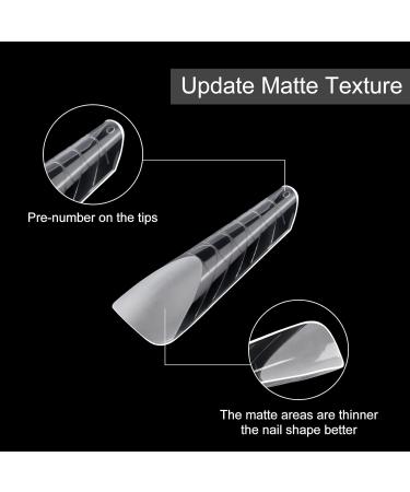 BNG Dual Nail Forms 120 Pcs | Frosted Full Cover Gel Extension Mold | Professional Polymer Acrylic Nails Builder | Quick Building Mold - Buy Online on GoSupps.com