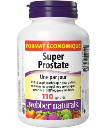 Webber Naturals Super Prostate 110 Softgels Helps Relieve Urological Symptoms Comprehensive Formula Containing Saw Palmetto & Maca for Men 60 Capsules Vegan Super Prostate + Maca 60 Capsules Vegan - Buy Online on GoSupps.com
