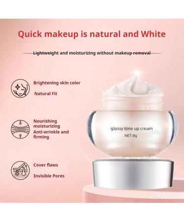 GIRLVYAN Revitalizing Tone-Up Cream - 4 in 1 Moisturizing Makeup Primer & Foundation for Face Neck & Arm - Waterproof & Sweatproof - Shop Internationally - Buy Online on GoSupps.com
