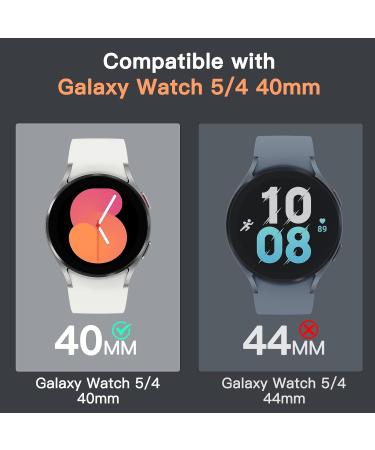 JETech Samsung Galaxy Watch 5/4 40mm Screen Protector - 3 Pack Tempered Glass, HD Clear, 2.5D Round Edge - Buy Online on GoSupps.com