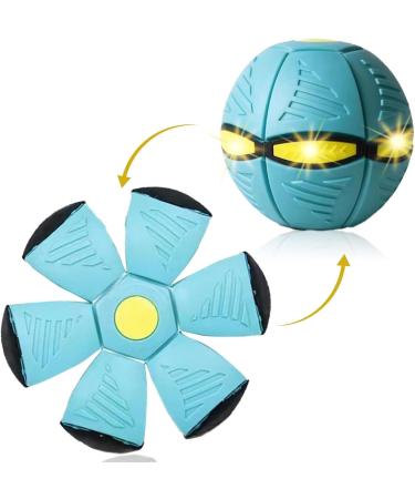 Yeahboom pet toys frisbee ball flying saucer ball toy for dogs flying ball for dogs pet toy frisbee ball dog flying ball premium dog ball light blue