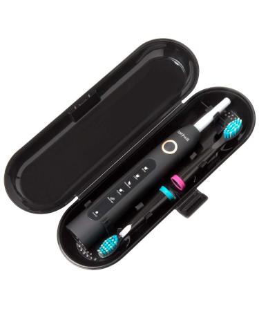 Plastic Electric Toothbrush Travel Case for Fairywill/TEETHEORY/Seago/Dnsly Series Sonic Electric Toothbrush, Black