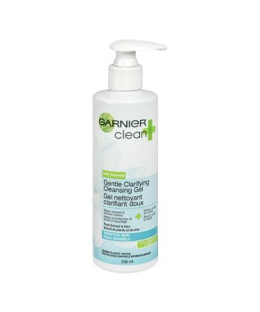 Garnier Clean Gentle Clarifying Sensitive Skin Cleanser Gel 8 Ounces
