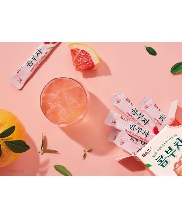 Damtuh Kombucha Tea Zero Sugar Sparkling Powdered Mix Lemon Flavor - 10 Sticks | Live Probiotics & Prebiotics from Korea - Buy Online on GoSupps.com