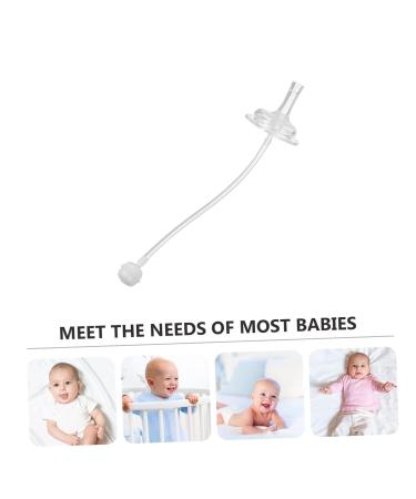 Bestonzon 4-Pack Baby Bottles with Silicone Straw - Sucker Learning Drinking Cup for Easy Feeding - Buy Online on GoSupps.com