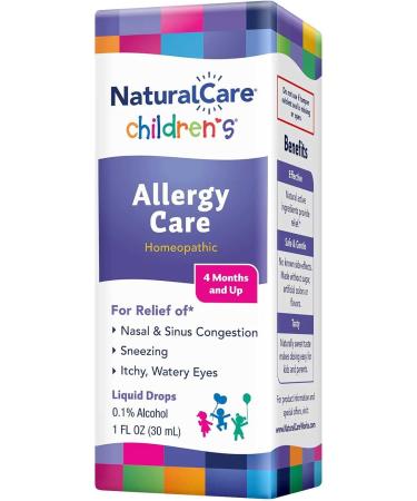 NaturalCare Children's Allergy Care Homeopathic Liquid Drops 1 Fl Oz - Buy Online on GoSupps.com