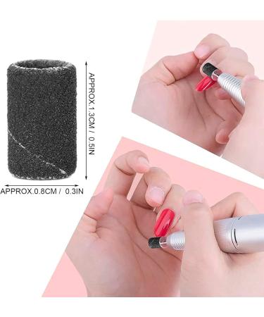 Nail Sanders 240 Grit Nail Art Sanding Bands Surface for Nail Drill(HQ-14 black 240#) - Buy Online on GoSupps.com