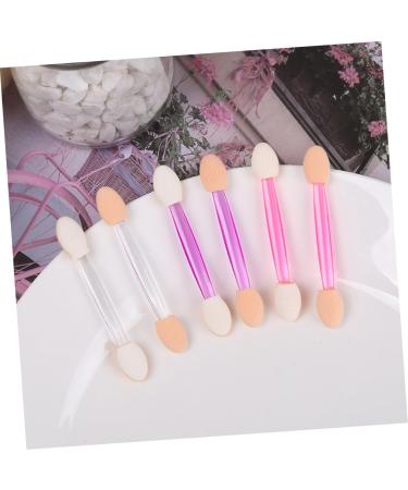 NOLITOY Girls Accessories 50pcs Two-color Eyeshadow Brush Eye Shadow Cosmetic Wand Sponge Eyeshadow Double Brush Woman Girl - Buy Online on GoSupps.com