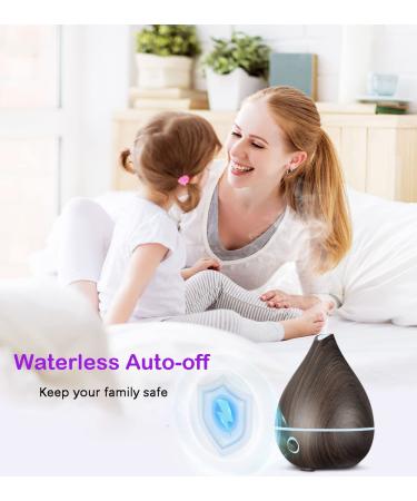 Lysymo 130mL Mini Essential Oil Diffuser | 4-in-1 Button Control | 8 Colors Lights | 19dB Whisper-Quiet | BPA-Free | Waterless Power-Off | Home Aroma Diffuser (Black) - Buy Online on GoSupps.com
