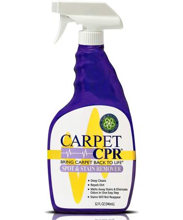 Carpet CPR Spot & Stain Remover (32 oz.) - Eliminates Stains & Odors Instantly | For Carpet, Rugs, & Car Mats | Removes Toughest Spots Permanently - Buy Online on GoSupps.com