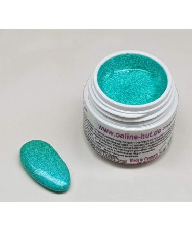 5ml UV Exclusive Color Gel Grainy Edition Metallic Turquoise