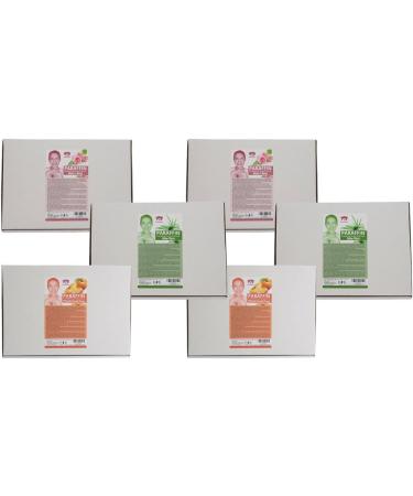 Kosmetex Paraffin Bath Mix Package - Peach Aloe Vera & Pink Rose Fragrance | Low Melting Point Paraffin Wax - 12x500ml - Buy Online on GoSupps.com