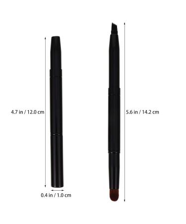 Beaupretty 2pcs Retractable Eyebrow Brush Set - Professional Angled Makeup Tool for Perfect Brows | International Shipping Available - Buy Online on GoSupps.com