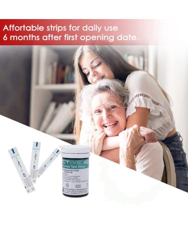 Buy Exactive EQ Blood Glucose Test Strips & Lancets - 100 Pack for Diabetes | Fast International Shipping - Buy Online on GoSupps.com