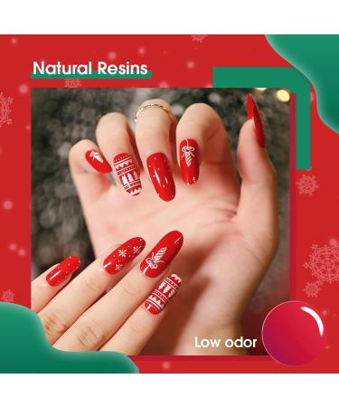 Rosalind Poly Nail Gel | 60ml Acrylic Nail Extension Glue - UV/LED Polish for Manicure Repair - Red Red - Buy Online on GoSupps.com