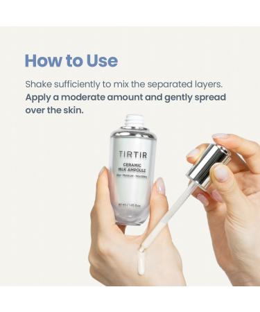 TIRTIR Ceramic Milk Ampoule (1.35 Fl Oz) - Buy Online on GoSupps.com