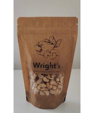Wright's Cashews - Dry Roasted & Unsalted Whole Cashew Nuts 200g