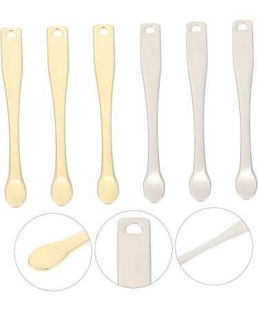 minkissy 12 Pcs Electroplating Cream Spoon Cosmetic Mixing Spoon Cosmetic Spatula Metal Galvanic Facial Cream Spoon Mini Facial Spatula Spoon Moisturizing Beauty Cream Zinc Alloy 1 count (Pack of 1) Golden Goldenx2pcs - Buy Online on GoSupps.com