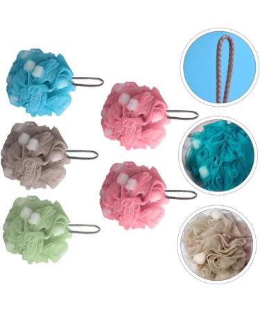 Healeved 5pcs Soft Sponge Bath Balls - Exfoliating Shower Loofah for Babies Kids & Adults - Super Soft Scrubber for a Luxurious Bath Experience - Buy Online on GoSupps.com