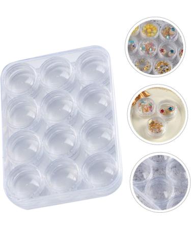 Ipetboom 3 Sets Nail Storage Nail Bead Organizer Small Clear Container Nail Decorations for Nail Art Nail Art Tools Rhinestone Trim Earrings Organizer Nail Beads Manicure Tools Jewelry Pvc - Buy Online on GoSupps.com