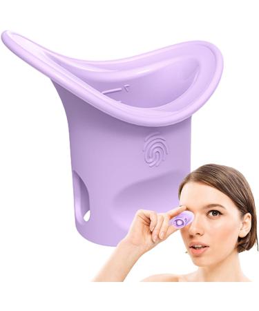Eyewash Cups | Silicone Eye Washer Portable Cleaning Cup Soft Eye Cleaning Cup Eye Bath for Elderly Women Men Children Eye Cleansing Puchen Purple - Buy Online on GoSupps.com