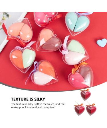 Sponge Cushion Puffs Makeup Sponge Blender Foundation Beauty Tool 3 Boxes Makeup Sponge Blender Heart Shaped Beauty Foundation Blending Sponge Powder Puffs for Liquid Cream Powder Random Color - Buy Online on GoSupps.com
